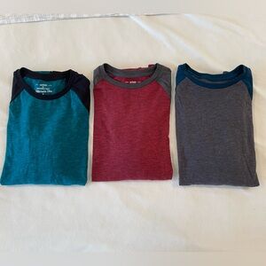 Urban Pipeline The Awesomely Soft Ultimate Tee- Teal, Red, and Gray Set